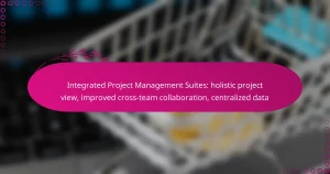 Integrated Project Management Suites: holistic project view, improved cross-team collaboration, centralized data
